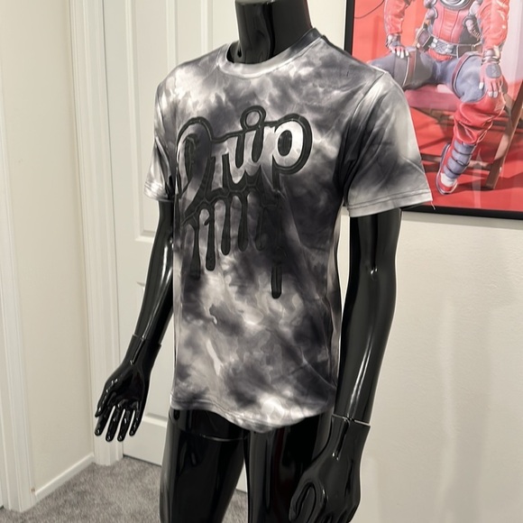 1 - Tie Dye Drip Tee - Black Sesame - Picture 3 of 4